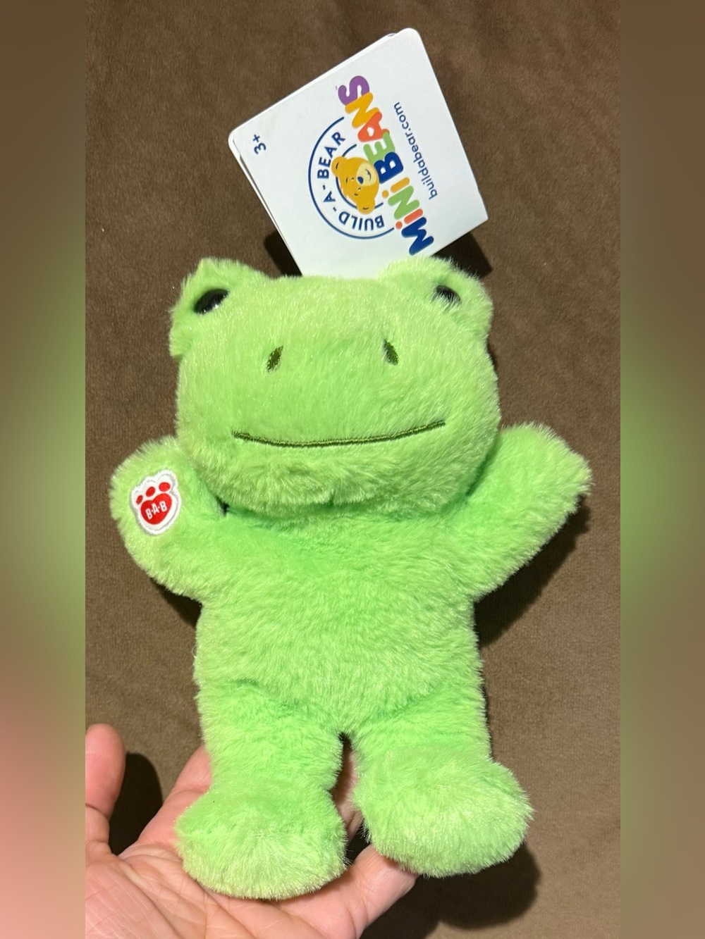 Build-A-Bear Mini Beans Frog Plush
